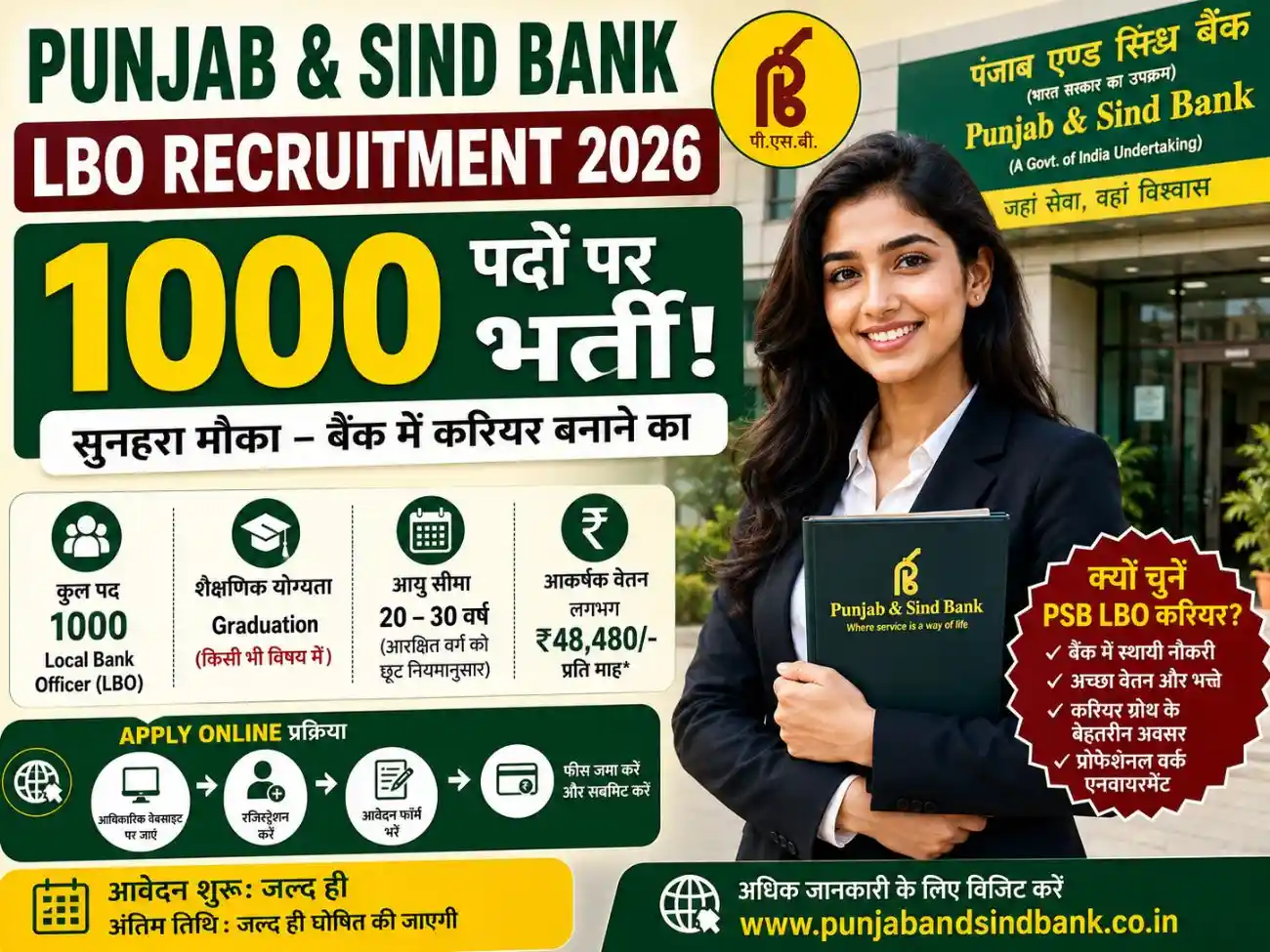 Punjab and Sind Bank LBO Recruitment 2026