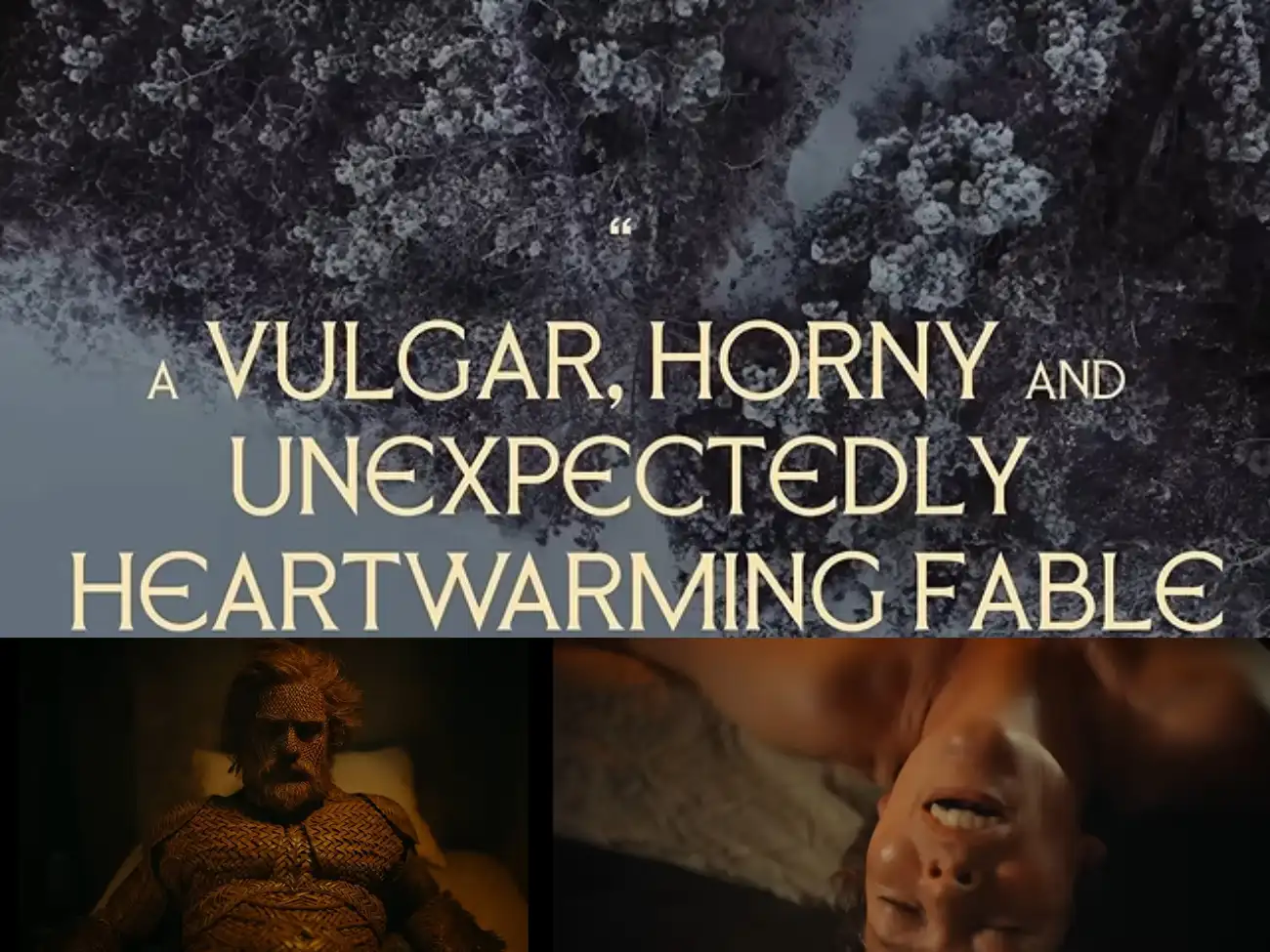 Alexander Skarsgård in Wicker movie trailer as the mysterious Wicker Husband alongside Olivia Colman