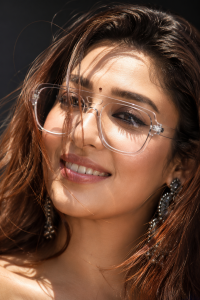 Bold Sunlight Close-Up Portrait with Glasses
