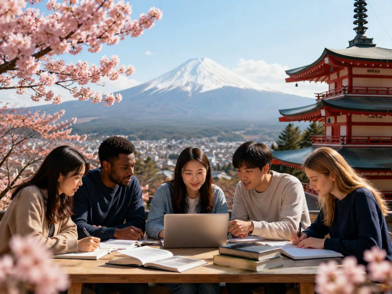 UNESCO/Japan Young Researchers’ Fellowships Programme 2026 students collaborating during a fully funded research opportunity in Japan